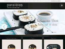 Tablet Screenshot of conserves-paralleles.com